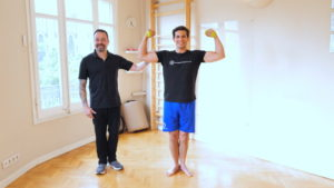 Standing Arm Weights Series At Home